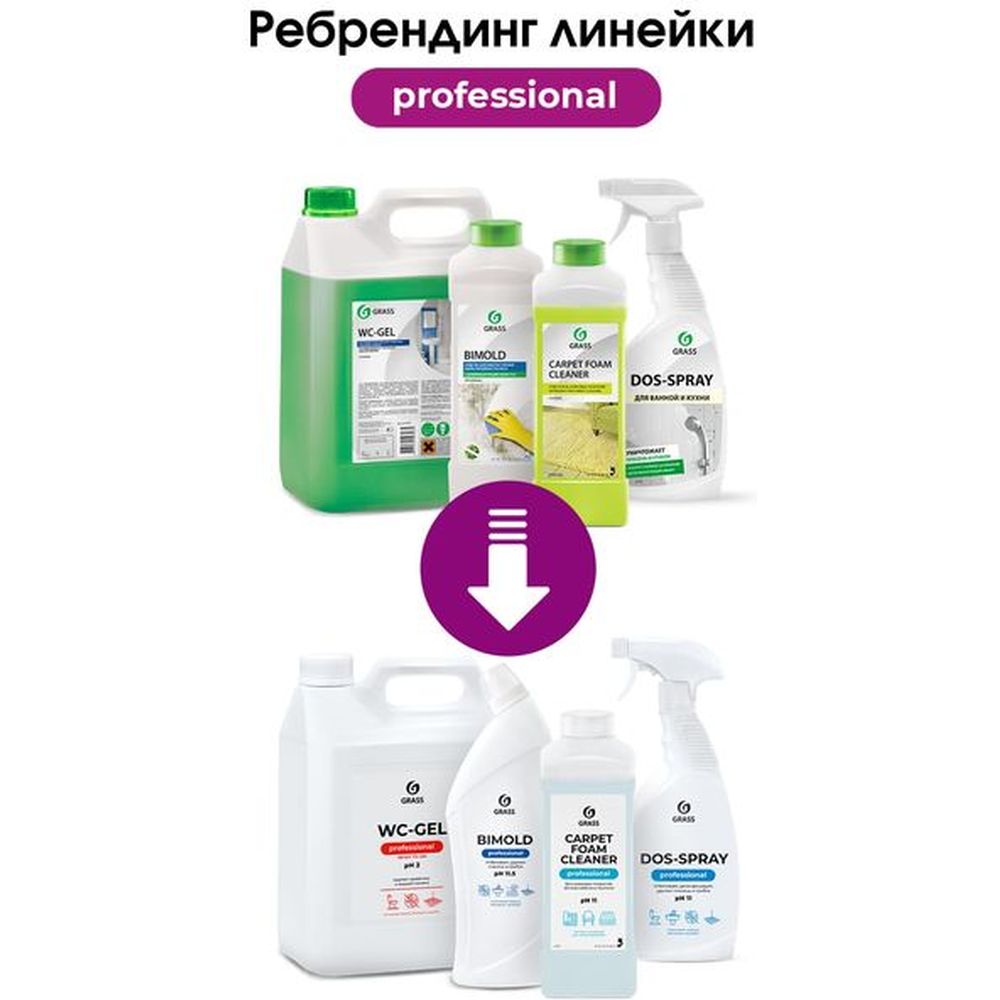 Нейтрализатор запаха Grass Smell Block Professional, флакон 600 мл 802004  (арт. 16347389) — купить с доставкой