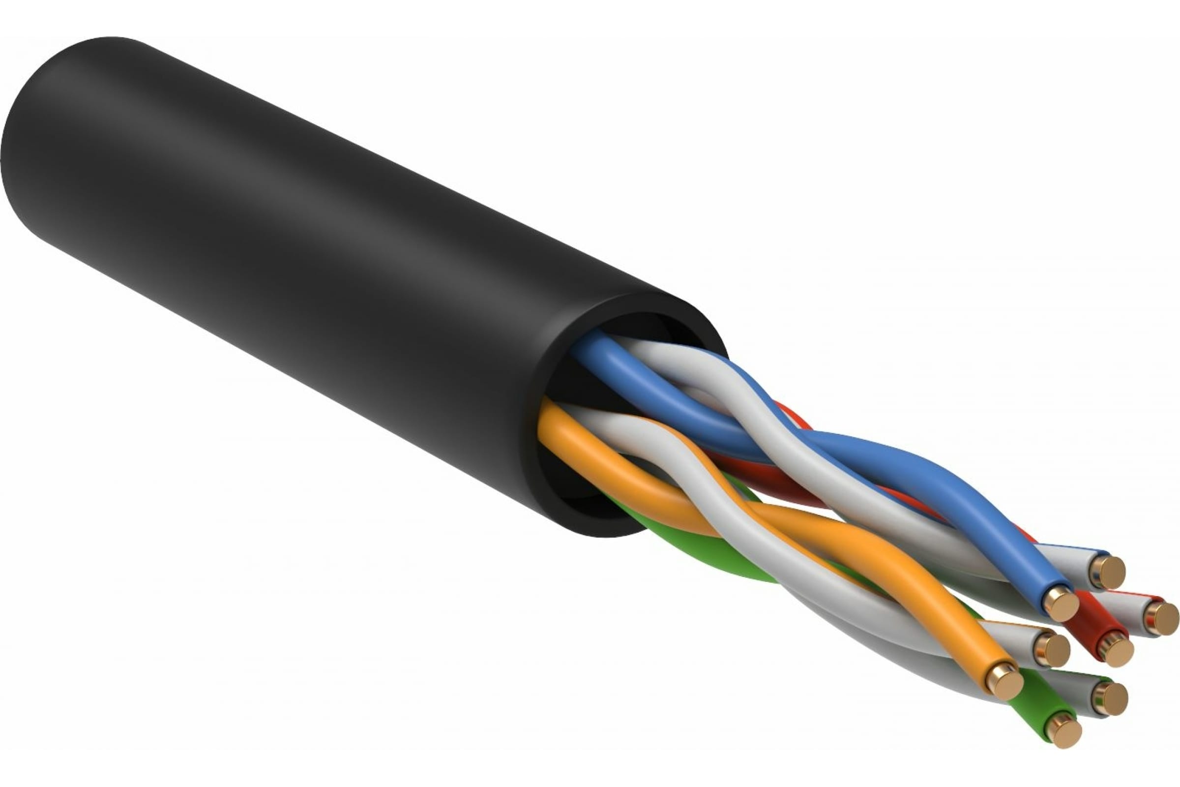 Кабель. 'Витая пара u/UTP кат.6 4х2х23awg Solid PVC серый (305м). Кабель ITK 