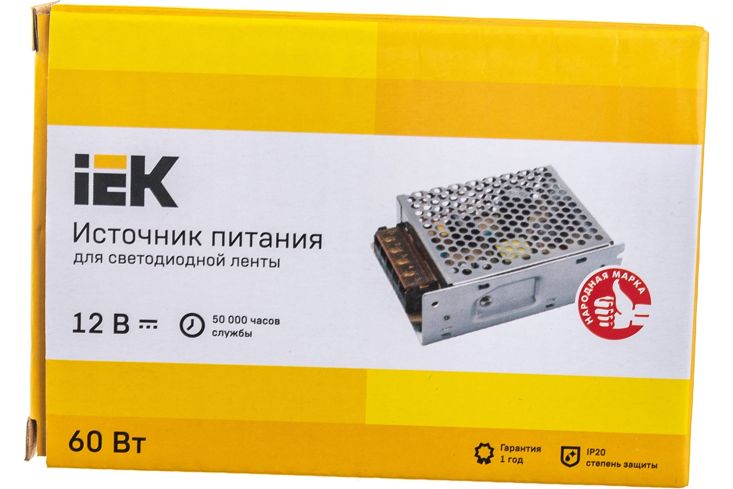 Драйвер IEK LED, ИПСН-PRO, 60Вт, 12В блок - клеммы IP20  LSP1-060-12-20-33-PRO (арт. 16303692) — купить с доставкой