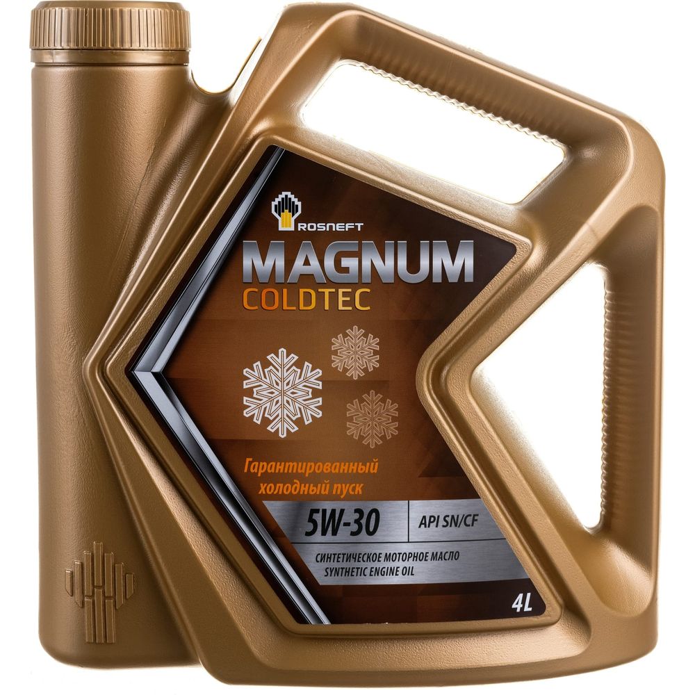 Моторное масло РОСНЕФТЬ Magnum Coldtec 5W-30 SN-CF синт. кан. 4 л 40813242