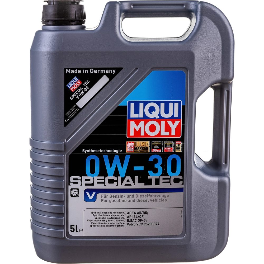 НС-синтетическое моторное масло LIQUI MOLY Special Tec V 0W-30 5л 2853  (арт. 15510303) — купить с доставкой