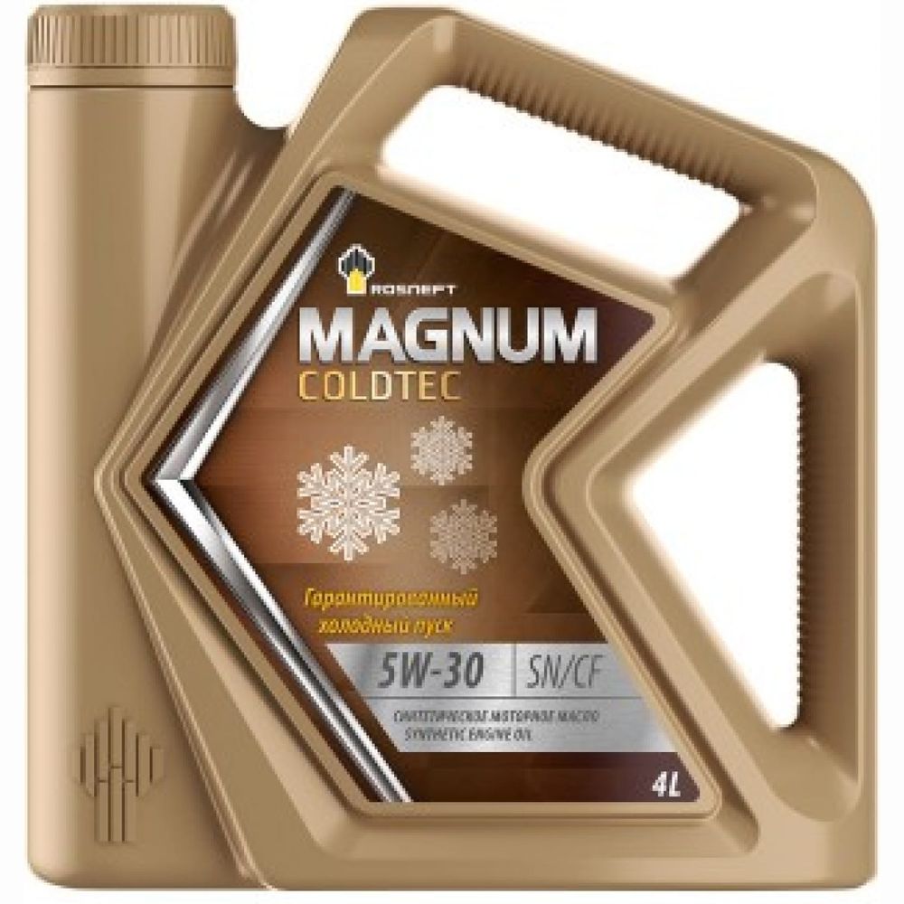 Моторное масло РОСНЕФТЬ Magnum Coldtec 5W-30 SN-CF синт. кан. 4 л 40813242  (арт. 17941243) — купить с доставкой