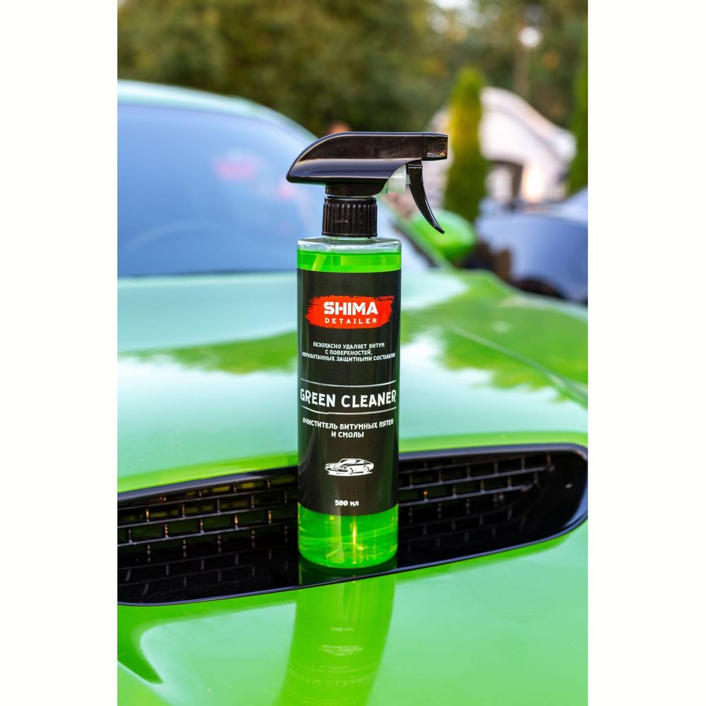 Очиститель битума и смолы SHIMA DETAILER GREEN CLEANER 500 мл 4603740920032