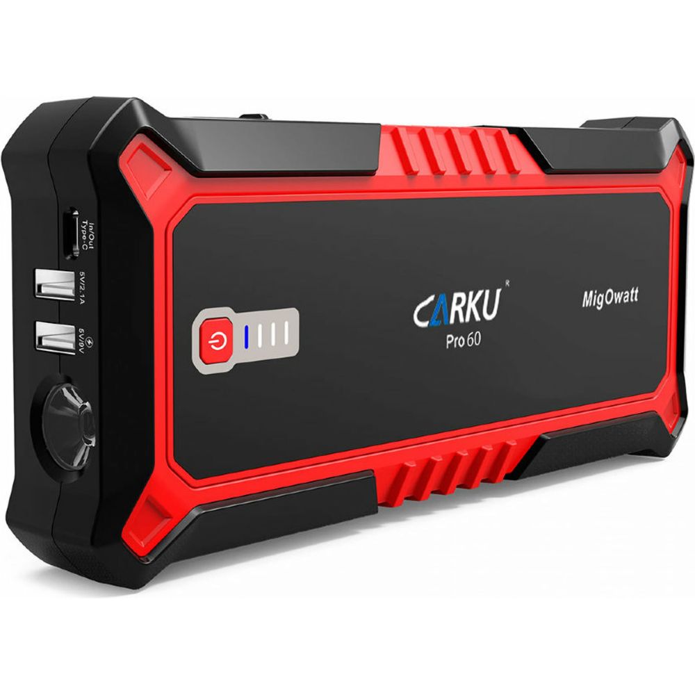 Портативное пуско-зарядное устройство CARKU 25000 mAh jump starter Pro-60  (арт. 15984419) — купить с доставкой