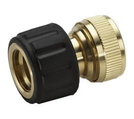 Латунный коннектор с аквастопом 1/2' Karcher 2.645-017 