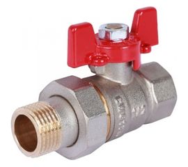 Шаровой кран с американкой ROMMER 1/2", ВН/НР, RBV-0005-0510215, RG008UB5BJ9TAM 