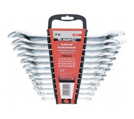 Набор рожковых ключей 12 шт. MATRIX Master 15242 