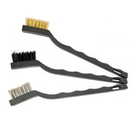 Набор щеток металлических с пластмассовой ручкой (3 шт.) MATRIX 74860 