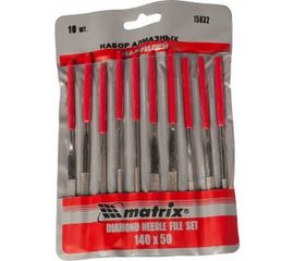 Набор алмазных надфилей 10 шт. MATRIX 15832 