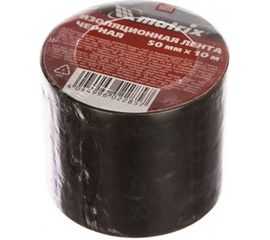 Изолента MATRIX черная 50 мм х 10 м 88858 