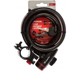 Тросовый универсальный замок с держателем MATRIX 12х1200 мм 91817 