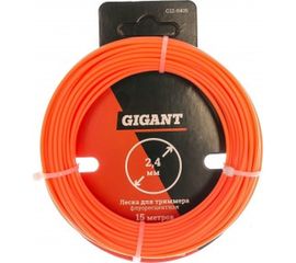 Леска для триммеров "Круг" флуоресцентная 2,4 мм, 15 м Gigant G12-0405 