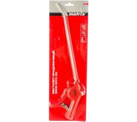 Пневматический продувочный пистолет с удлиненным изогнутым соплом MATRIX 270 мм 57334 