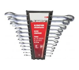 Набор комбинированных ключей 6 - 22 мм MATRIX 15412 