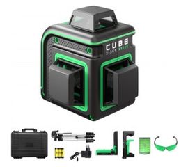 Построитель лазерных плоскостей ADA Cube 3-360 GREEN&nbsp;Ultimate Edition А00569 