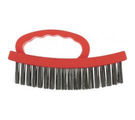 Зачистная четырехрядная, плоская, пластиковая щетка с рукояткой MATRIX 74818 