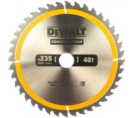 Пильный диск CONSTRUCT (235х30 мм; 40 ATB) Dewalt DT1955 