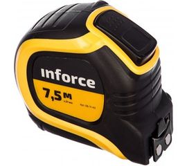 Измерительная рулетка с нейлоновым ярким покрытием и магнитным зацепом 7.5x27мм Inforce 06-11-49 