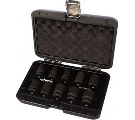 Набор торцевых ударных головок (1/2"; 10-24 мм) Inforce 11-01-261 