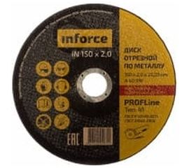 Диск отрезной по металлу (150х22х2 мм) Inforce 11-01-118 