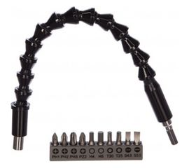 Гибкий удлинитель 300 мм + 10 бит Bosch 2608522377 