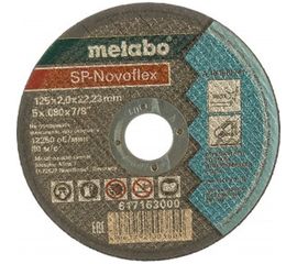Круг отрезной по нержавеющей стали SP-Novoflex (125x2x22.23 мм) Metabo 617163000 