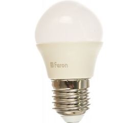 Светодиодная лампа - шарик E27 7W 4000K FERON LB-95 25482 