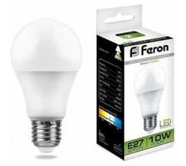 Светодиодная лампа - шар E27 10W 4000K FERON LB-92 25458 