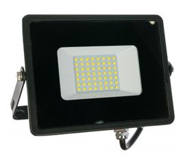 Светодиодный прожектор 2835 SMD 50W 4000K IP65 AC220V/50Hz, черный 167*198*28мм FERON LL-921 29497 