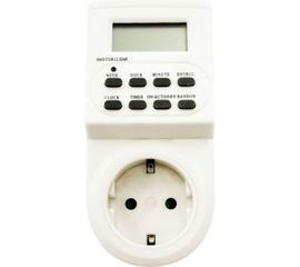 Розетка с таймером, недельная электронная, мощность 3500W/16A Feron TM22/61925 23205 