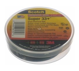 Изоляционная лента высшего класса 3М Scotch Super 33+ 19мм х 20м х 0,18мм 7000042541 