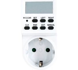 Розетка с таймером, недельная электронная, мощность 3500W/16A Feron TM24 23257 