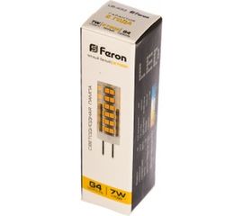 Светодиодная лампа FERON 7W 230V G4 2700K, LB-433 25863 