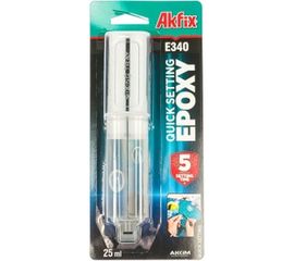 Универсальный эпоксидный клей Akfix E340 25 мл EA012 