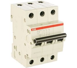 Автоматический трехполюсный выключатель ABB 10А С SH203L 4.5кА 2CDS243001R0104 