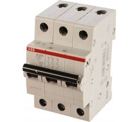 Автоматический выключатель ABB трехполюсный 63А С SH203L 4.5кА 2CDS243001R0634 