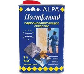 Гидроизолирующее средство Polyfluid защита от влаги 1 л ALPA 1004026 