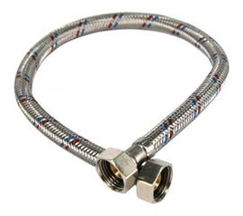 Гибкая подводка для воды с оплеткой из нержавеющей стали (1/2"х50 см, в/в) ELKA ИС.100066 