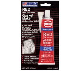 Высокотемпературный герметик прокладок ABRO красный Китай 85 гр 11-AB-CH-R-S 