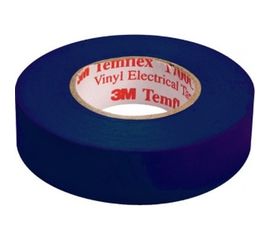 Изолента ПВХ 3М Temflex 1300 синяя, рулон 15 мм x 10 м 7100081323 