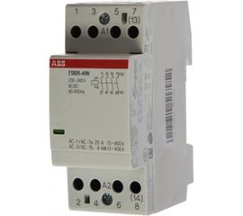 Контактор ABB ESB25-40N-06 модульный 25А АС-1, 4НО, катушка 230В AC/DC 1SAE231111R0640 