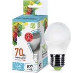 Светодиодная лампа ASD LED-ШАР-standard 7.5Вт 230В Е27 4000К 675Лм 4690612003993 