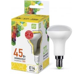 Светодиодная лампа ASD LED-R50-standard 5Вт 230В Е14 3000К 450Лм 4690612001531 