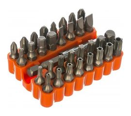 Набор бит с адаптером AV Steel 33 предмета  AV-071033 