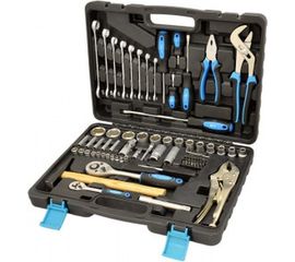 Набор инструмента (72 предметов 1/2/1/4DR, CrV) AUTOVIRAZH AV-212072 