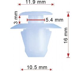 Пистон Avers 10 шт. 7586760010-10 
