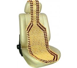 Накидка на сиденье - шариковый массажер с подголовником AUTOVIRAZH AV-010052 