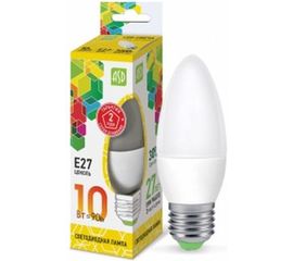 ASD Лампа сд LED-СВЕЧА-std 10Вт 230В Е27 3000К 900Лм 4690612015538 