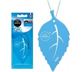 Картонный ароматизатор AROMA CAR LEAF Aqua 92087 
