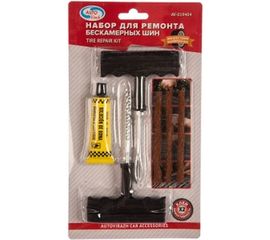 Набор для ремонта бескамерных шин с клеем, комплект AUTOVIRAZH AV-019404 